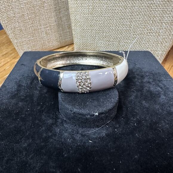 Sequin Nordstrom Multicolor Gold Tone Statement Enamel Bangle Bracelet # 250 - Picture 1 of 3